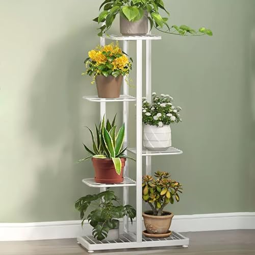 Support à plantes en métal extérieur et intérieur pour aménager un balcon fleuri