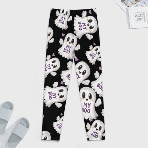 Ghost Hug My Boo Valentine'S Day Men's Pajama Pants Sleepwear PJ Bottoms Lounge Sleep Pant Nightwear3