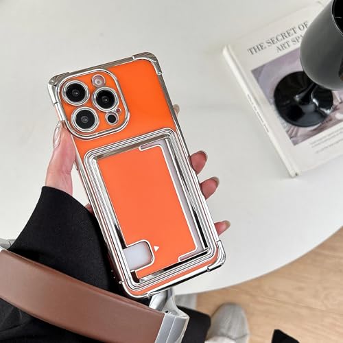 Étui silicone iPhone 16 Pro orange idéal pour vos sorties