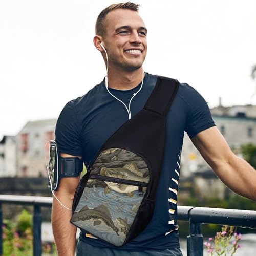Bolso Sling Ligero para Senderismo y Viaje miniatura 3