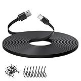 Contenu de l'emballage : 1 câble d'alimentation USB vers USB C, 25 clips à clouer, 8 attaches de câble. Design haut de gamme, prêt à l'emploi, durable et stable, support technique à vie.