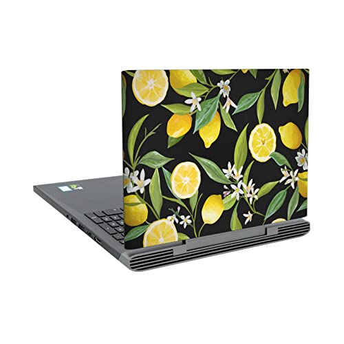 Fleurs et citrons fruits vinyle autocollant sous licence Haroulita pour Dell