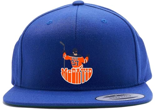 Snapback Connor Mc David Logo Edmonton Hat Blue