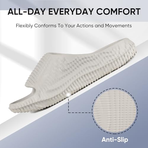 Men's and Women's EVA Slides - Cloud Slides Slippers, Arch-Supporting,Perfect Summer Sandals for Walking, Shower, and More2