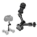 IMORDEN 7" Articulating Magic Arm Hot Shoe Mounts Work with DSLR Camera Rig(up to 1kg/2.2lbs) / LCD Monitor / DV Monitor / LED Lights / Flash Light