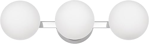Miniatura 21 de Lámparas de tocador de baño, modernas 2 luces de globo para pared, color negro mate, lámpara de montaje en pared de porche para baño, espejos, Mate