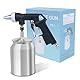 BQHRJG Sandstrahlpistole Druckluft Arbeitsdruck 6,2 bar, Sandblaster Luftbedarf 198 L/min, Gewicht 602 g. Strahlpistole eignet sich zum Polieren, Entrosten, Reinigen von Verunreinigungen