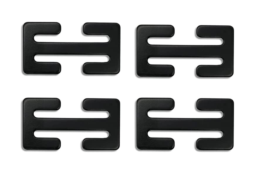 Sungrace Metal Lock (Black, 4 Pack)