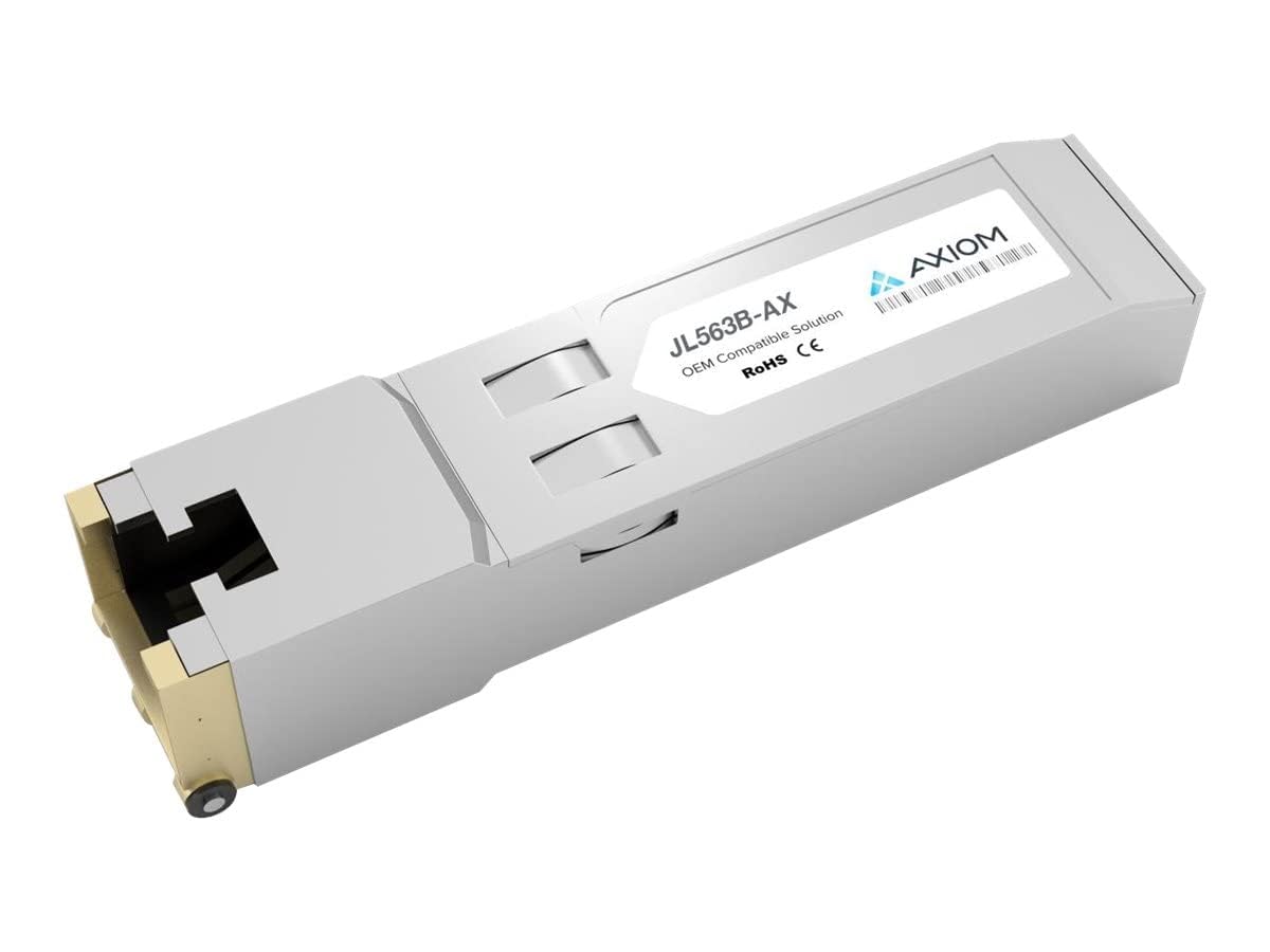 AXIOM UF-RJ45-10G-AX SFP4個セット Amazon.com: Axiom JL563B-AX 10Gbase-T SFP Plus 收發器模組,適用於