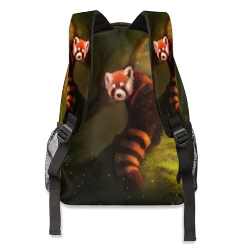 Sac à dos rouge panda compagnon idéal de vos randonnées et sorties décontractées - 5