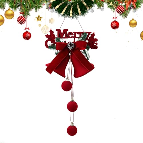 de Campanas Navideñas,Colgante para Fiestas De Invierno Y Celebraciones Estacionales,Campana De Decoración para Ventanas Navideñas - para Uso En Interior Y Exterior, Árbol, Valla, Patio