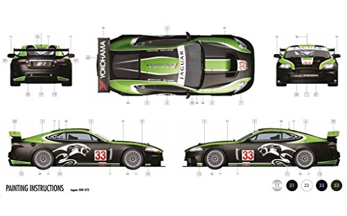 Airfix A55306 1/32 Large Starter Set, Jaguar XKR GT3 Modellbausatz – Bild 7