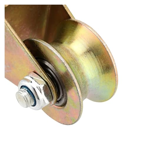 Roue à rainure en V en acier avec support rigide anti-déraillement x6 - 5