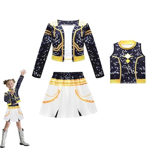 Wizvox Cosplay Estilo Anime para Presentaciones EscéNicas Disfraces De Halloween para NiñAs PequeñAs, para Fiestas Y Escenarios,A-150