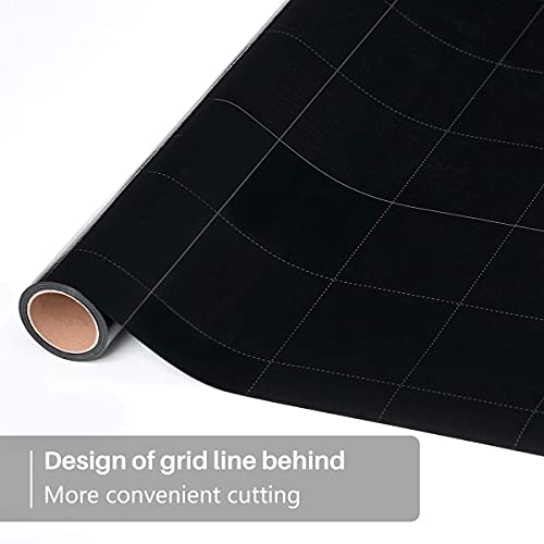 Coavas Blackout Window Film No Glue 100% Light Blocking For Day Sleep, Privacy Static Cling For Home Security And Aquarium, Frosted Black 35.6 X 118 Inches #TOP5