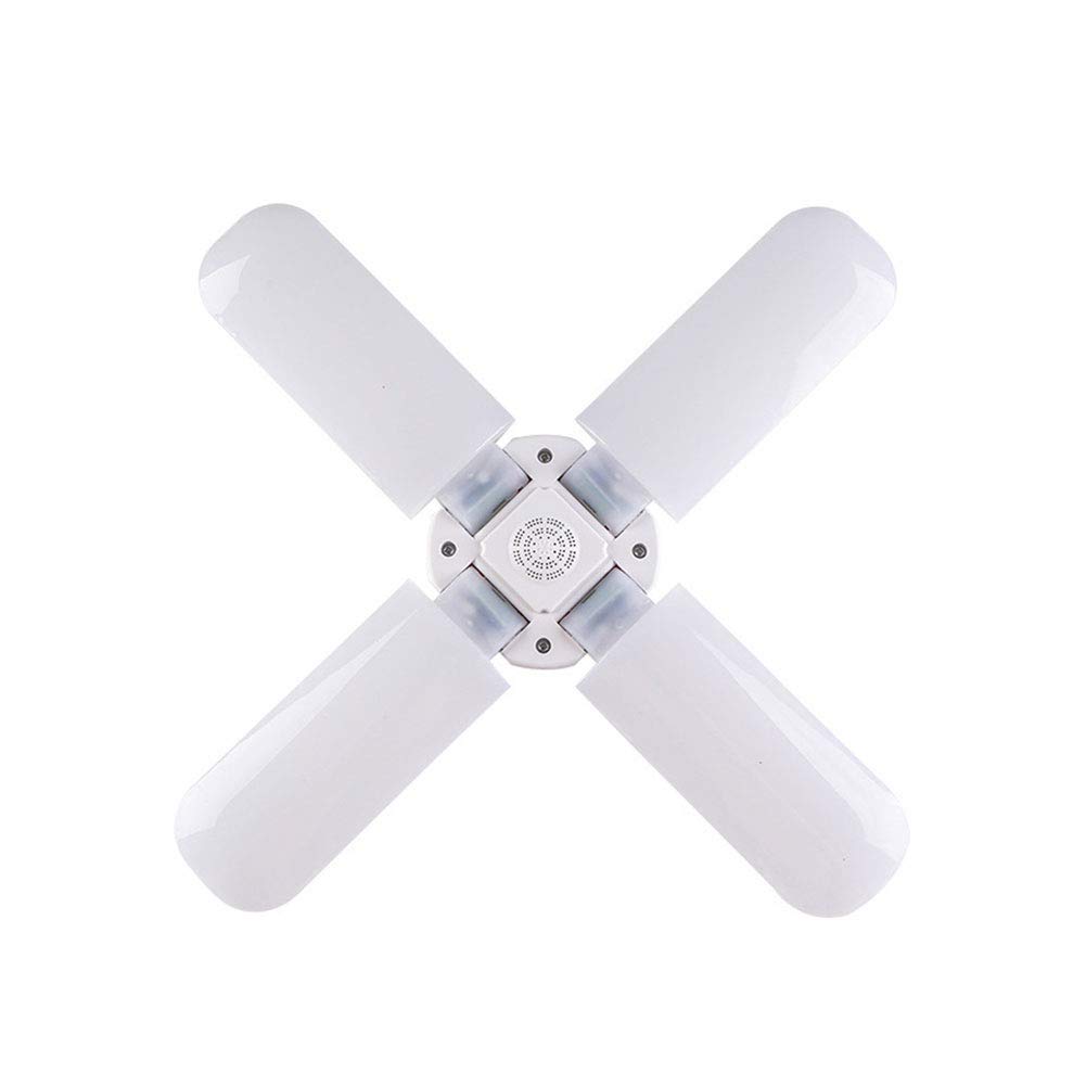 XUNATA LED Garage Lights, 60W LED Garage Ceiling Light 6000LM Daylight Cold White, AC 95-265V Deformable Light Bulbs Work Light, E26/E27 Shop Lights for Garage Barn Warehouse Workshop Lighting