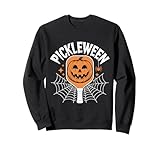 pickleween - racchetta da pickleween divertente per halloween, ragno zucca felpa