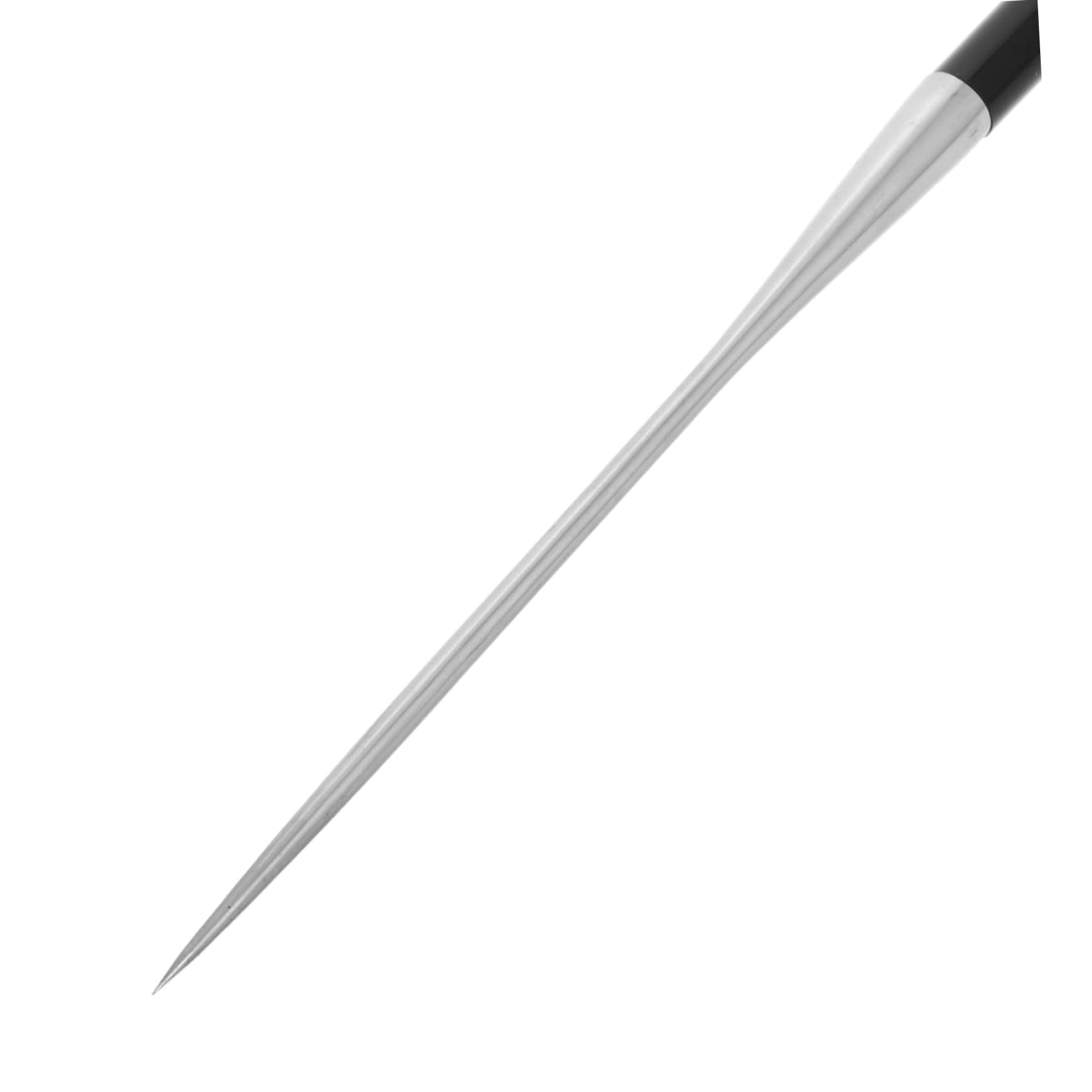 HEALLILY Palillos Japoneses de Acero Inoxidable y Madera, Punta Puntiaguda, Largos para Cocinar y Evitar Quemaduras, Paquete de 2 para Restaurante Japonés y Cocina
