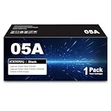  05A Cartouche de toner avec puce compatible avec HP 05A 05X CE505A CE505X Laserjet P2030 P2035 P2035N P2050 P2055 P2055X P2055D P2055DN P2056 Noir
