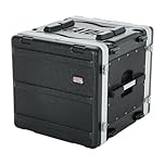 Gator Molded PE 10U 19.25 inch Deep Rack Case with Front / Rear Rails and Locking