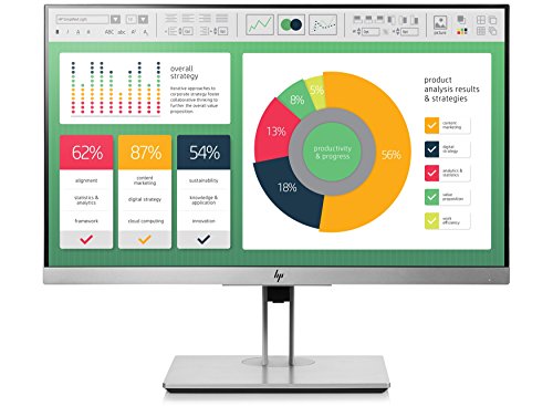 HP EliteDisplay E223 21.5-Inch Screen LED-Lit Monitor Silver (1FH45AAABA)