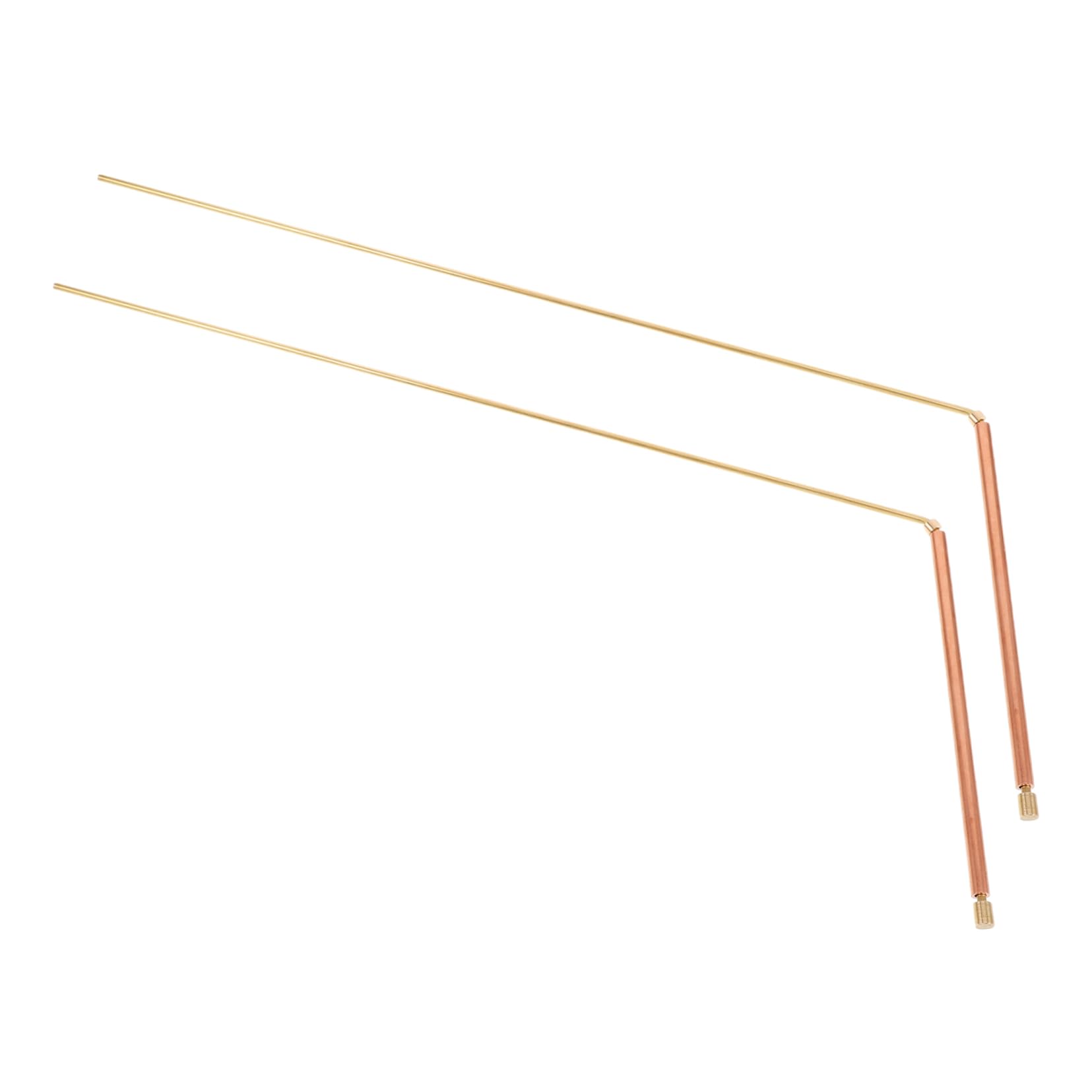 Ciieeo Sturdy Witching Sticks Precision Metal Detection Rods for Efficient Water Buried Item Searches