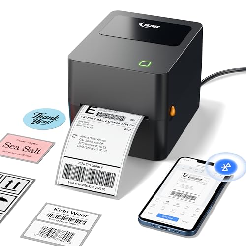SEZNIK Tejas Shipping Label Printer | 304 DPI HD Print | USB + Bl...