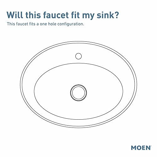 Moen S6700Bn 90 Degree One-Handle Modern Bathroom Faucet With Drain Assembly, Brushed Nickel #TOP2