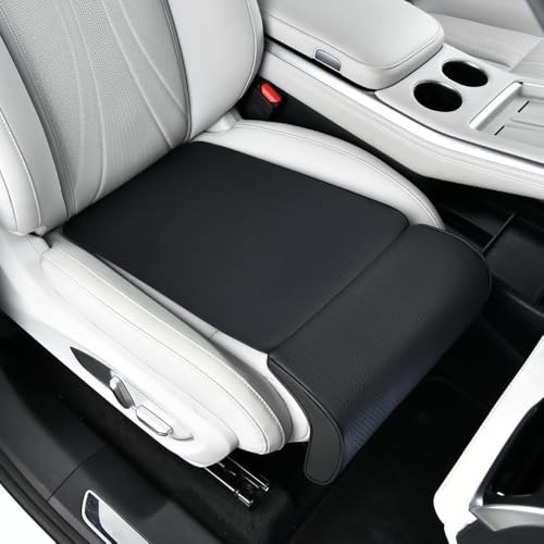 QVBGFF Extensor de Piernas para Asiento de Coche,para Audi Q4 e-Tron 2021 2022 2023 2024 2025,Soporte Suave,Tapete Antideslizante para Piernas,Almohada De Apoyo para Conducir,E