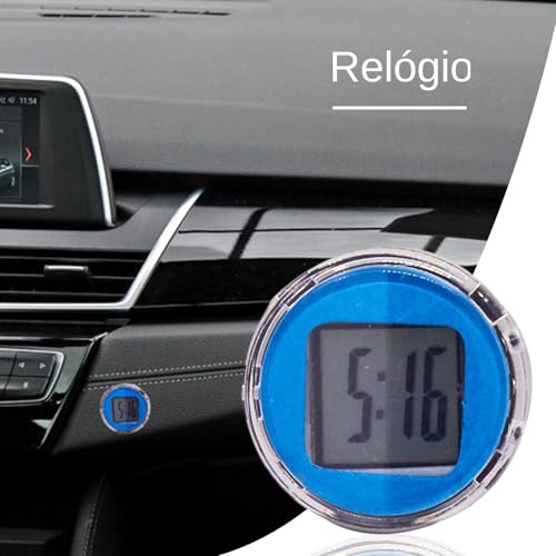 Relógios do carro para traço, relógio para carro | Relógio de carro digital Stick no relógio de vent