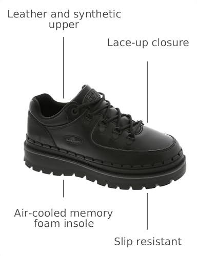 Skechers Skechers Women's Work Lace Up Platorm Jammers SR Zesi, Black, 8