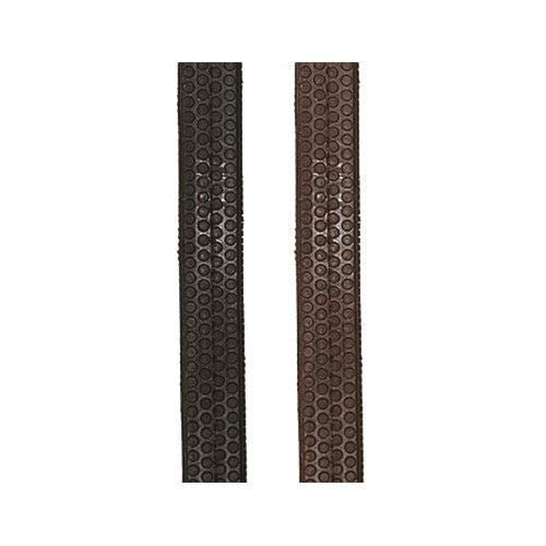 Redini In Pelle Con Impugnatura In Gomma Cwell Equine – Antiscivolo, Con Tappi Martingala, Nero/Marrone, Taglia Full