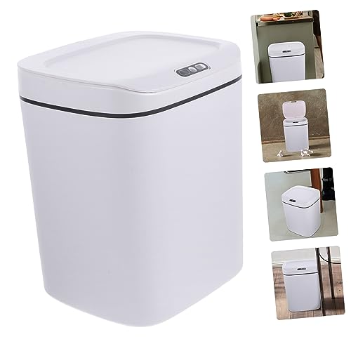 Caneca de basura rectangular con sensor de movimiento miniatura 5