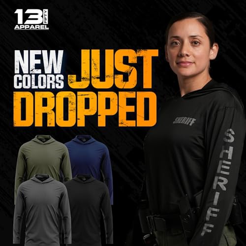 Performance Hooded Long Sleeve - USA Patriotic - Durable Breathable Moisture Wicking Law Enforcement Uniform4