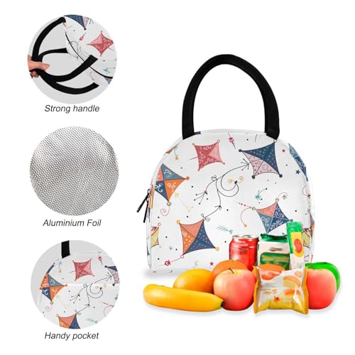 Colorful Kites Lightweight Durable Student Backpack Set with Insulated Lunch Bag Large Capacity Kids Backpacks for Daily Use School Outdoor Travel Laptop Daypack 212190184