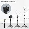 Liphisy 64” Tripod for Cell Phone & Camera, Phone Tripod with Remote and Phone Holder, Portable Tripod for iPhone, Phone Tripod for Video Recording, Cell Phone Tripod Mount Stand for Cellphone #1