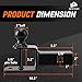 METOWARE ATV/UTV Trailer Hitch 3-in-1 Towing Ball Mount with 2 Inch Ball Hitch Rated 3500 LBS, Fits 2-Inch Receiver, 5/8-inch Pin Hole