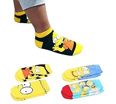 Ivedin Pack 4 Calcetines Tobilleros Los Simpson de...