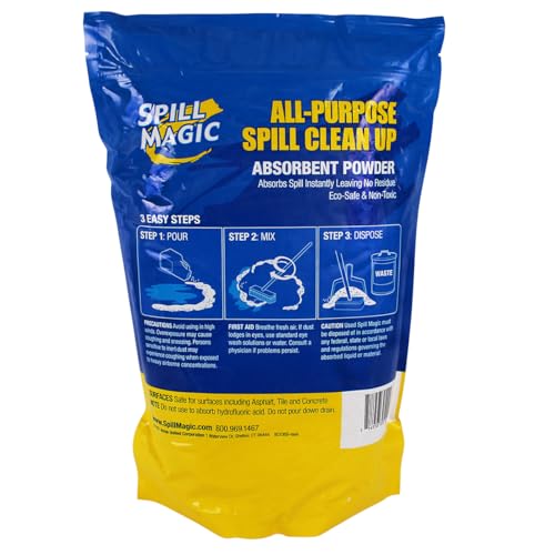 Image of Spill Magic Absorbent Powder,White,9 inch L SM106-1 Each