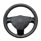 MEWANT Lenkradbezug für Opel Astra (H) / Zaflra (B) / Signum / Vectra (C) Hand Nähen Lenkradhülle aus Mikrofaser-Leder Lenkradschoner