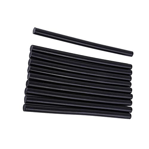 Bastoncini per Colla a Caldo, 10 Pezzi Neri Mini Colla a Caldo Coche Calde Cuta Adesive per Riparazioni Generali Artigianali, Decorazioni per la Casa e Progetti di Incollaggio