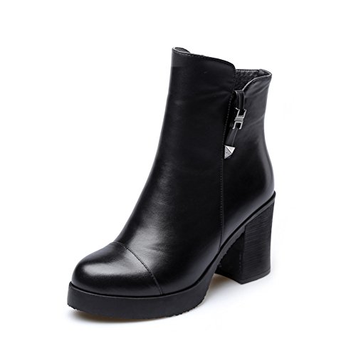 Bottes étanches à talons hauts et espadrilles rétro à talon grossier