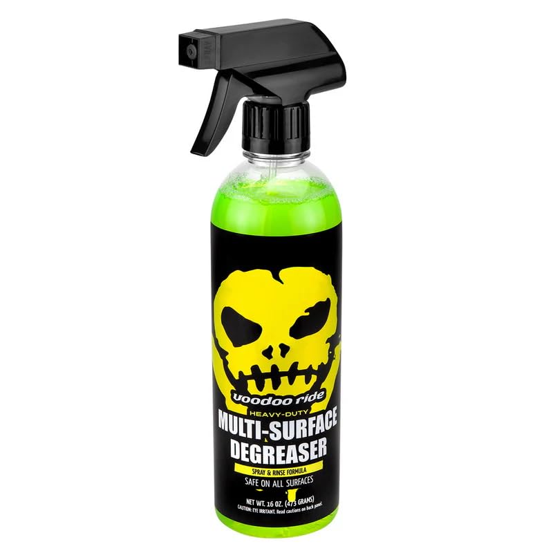 Voodoo Ride Automotive Multi-Surface Degreaser Heavy-Duty Citrus Based Formula, Dissolves Grease on Contact Versatile for Wheels Tires Engine Bays Degreaser and More, Citrus Scent