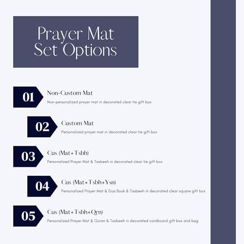 IEF-Personalized-Prayer-Rug-Prayer-Beads-Quran-Islamic-Gift-Set-Ramadan-Eid-Hajj-Umrah-Wedding-Birthday-Mothers-Day-Fathers-Day-Valentines-Day-Gifts-Navy-Blue