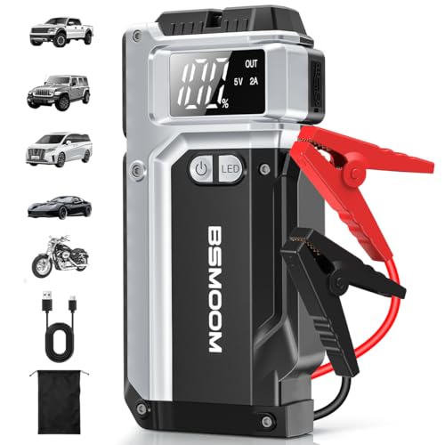 Batería portátil para coche ideal para viajes por carretera y emergencias en ruta