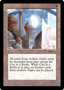 マジック：ザ・ギャザリング City in a Bottle ARN Amazon.co.jp: 英語版 アラビアンナイト Arabian Nights ARN