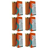 Genuine OEM Kubota 6 Pack of 1T021-43560 Fuel Filters