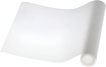 Versatile Silicone Roll - Transparent White Drawer and Shelf Liner, Ideal for Home Organization, Easy to Clean and Reusable, Perfect for Kitchen and Bathroom Use (1 pcs)