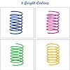 ISMARTEN 100 Pack Pet Wide Colorful Springs Cat Toys Plastic Coil Spiral Springs for Cat Kitten Pets (Random Color) #1