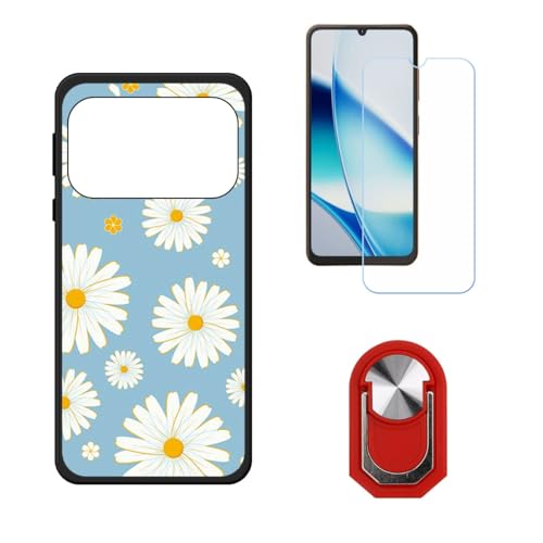 BMPNLSZ �K�pHotwav A17 Pro Max�p+HD�����K���X�ɓK�����ėpTPU�P�[�X�A�V���J�Q���P�[�X�o���p�[�ی�o�b�N�P�[�X-�ɓK����9�d�x�X�N���C�u�h�~�X�N���[���v���e�N�^(6,75") + ���O���\�Ŕėp�I��360�x��]�\�ȃX�e��